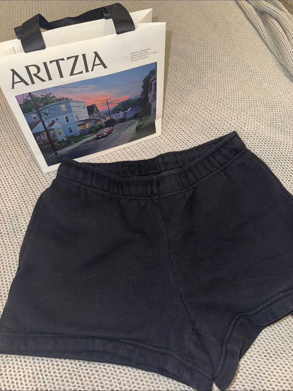 Aritzia TNA cozy fleece shorts